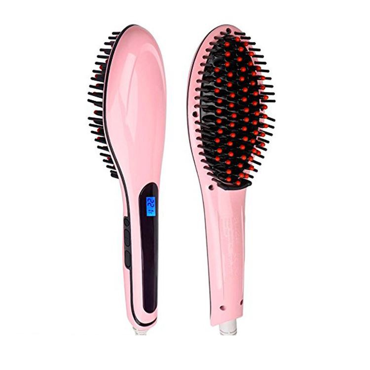 Hárþurrka Straightener Brush Curler Comb